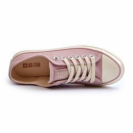 Tênis baixo feminino Big Star NN274270 rosa 5
