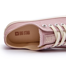 Tênis baixo feminino Big Star NN274270 rosa 2
