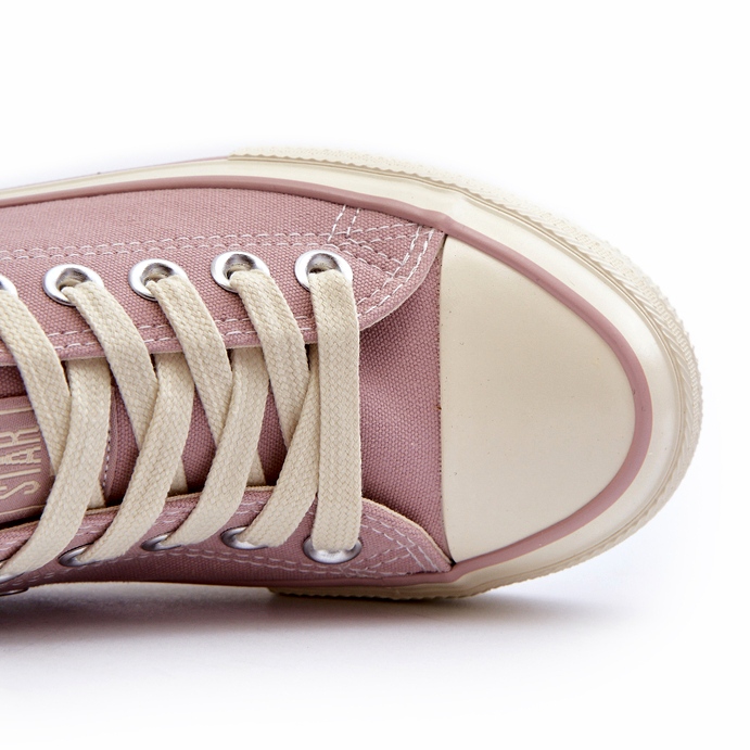 Tênis baixo feminino Big Star NN274270 rosa 1