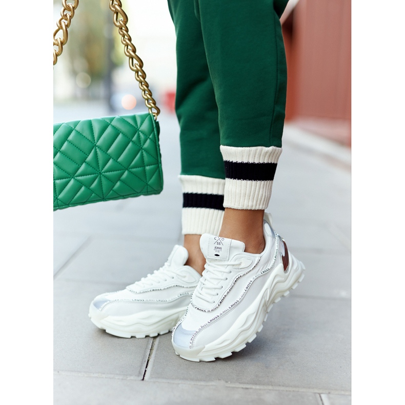 Sapatos esportivos femininos Cross Jeans II2R4017C WHITE branco 2