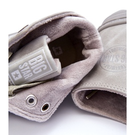 Big Star Grande estrela feminina Sneakers High Isoled Grey EE274114 cinza 1