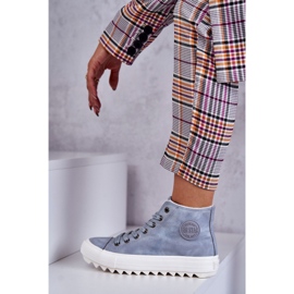 Big Star isolada feminina EE274115 tênis azul claro 4