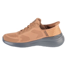 Sapatos Skechers Slip-Inss Bounder 2.0. Emergiu 232459-BBK marrom 1