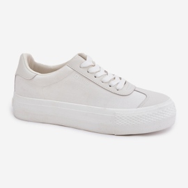 Tênis femininos na plataforma Big Star RR274337 White branco 1