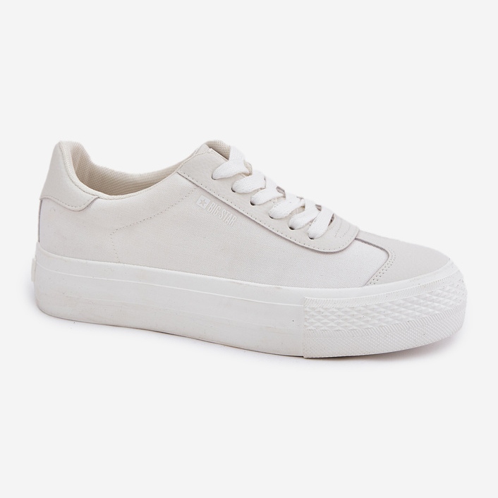 Tênis femininos na plataforma Big Star RR274337 White branco 1