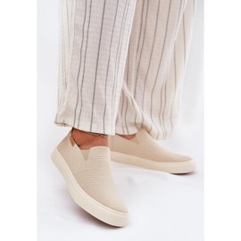 Slip-On Big Star feminino RR274721 tênis bege 2