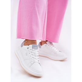 Tênis femininos na plataforma Lee Naomi Women Low 50251012.06k White branco 2