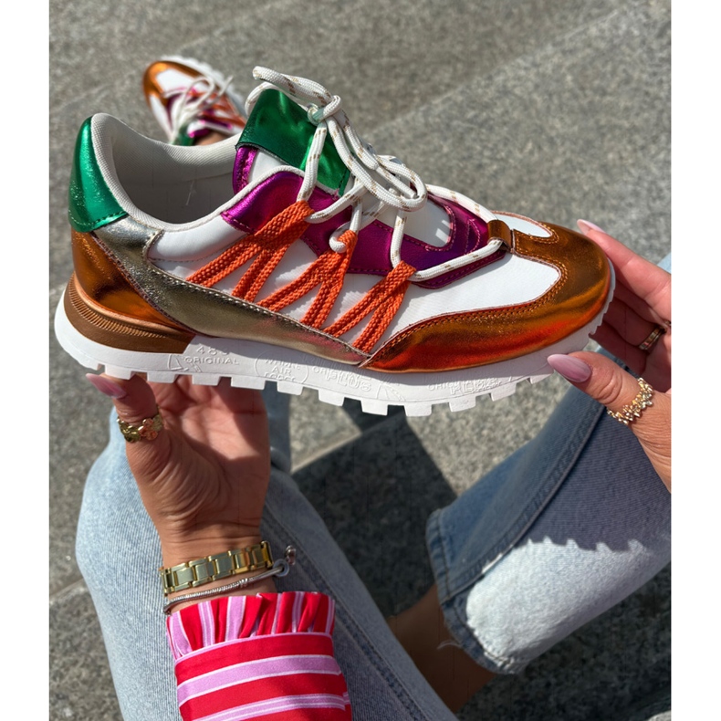 Sapatos de couro feminino Artiker 56C1737 Multikolor multicolorido 1