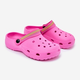 EVento Chinelos para crianças rosa de espuma leve 1 EVento Chinelos para crianças rosa de espuma leve 1
