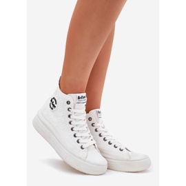 Tênis femininos na plataforma Lee Cooper LCW-25-44-3209L White branco 1
