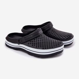 EVento Chinelos de espuma dos homens negros preto 1