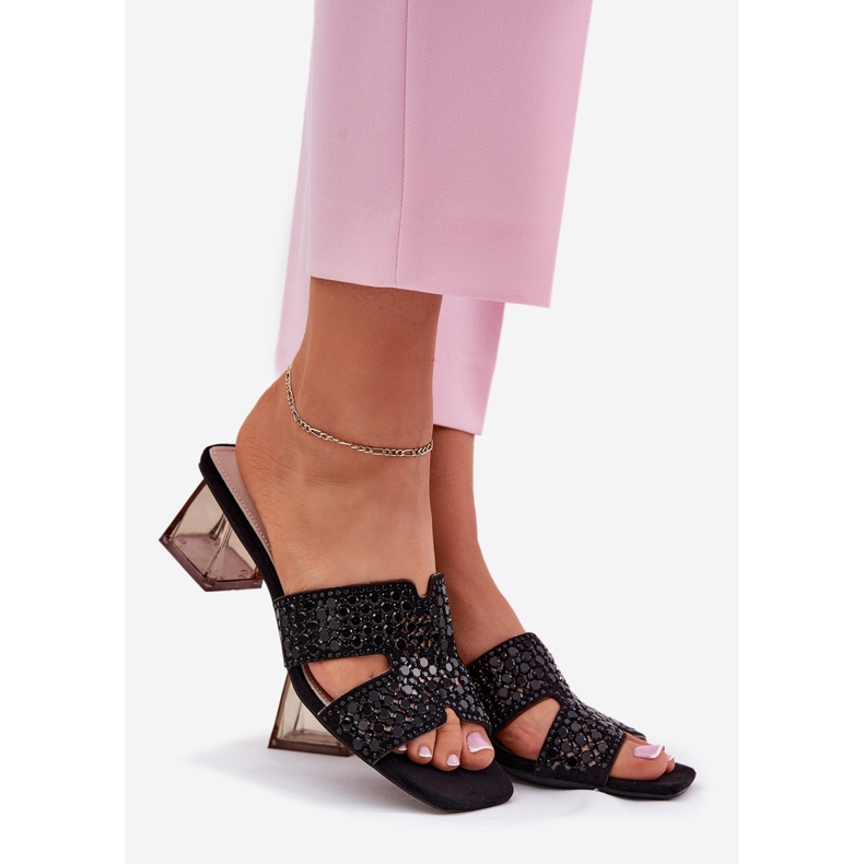 Flips femininos no Vinceza 62230 Black Post preto 1