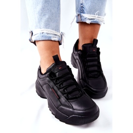 Cross Jeans Sapatos esportivos femininos cruzam jeans preto EE2R4134C 2