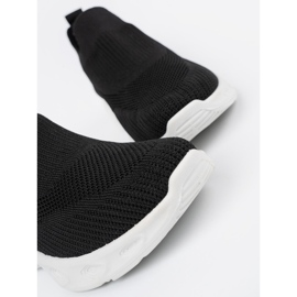 Botas esportivas femininas, preto escorregou 1