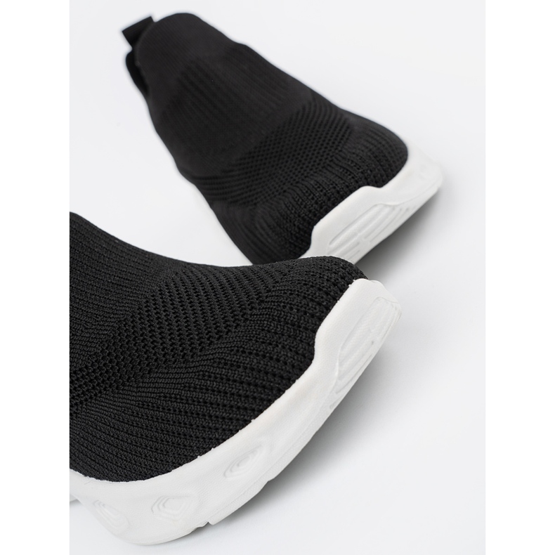 Botas esportivas femininas, preto escorregou 1