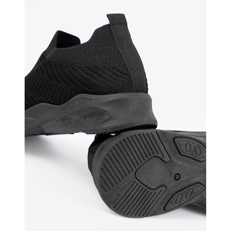 Botas esportivas femininas, preto escorregou 1