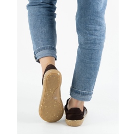 Sapatos femininos descalços de couro marrom 0772w Wasak - calçados naturais minimalistas castanho 2