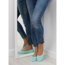 Bailarinas em malha menta JX56 L.GREEN verde 1