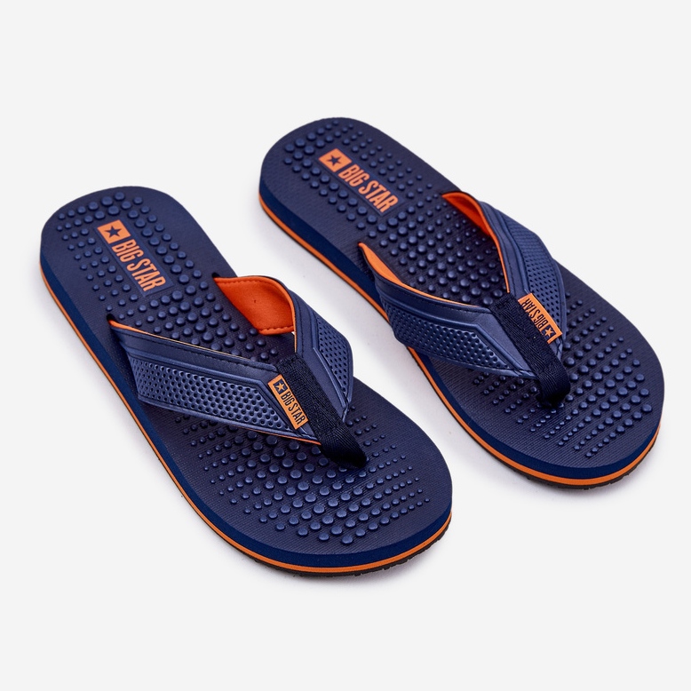 Flip -flops masculino Big Star RR174437 azul marinho 1
