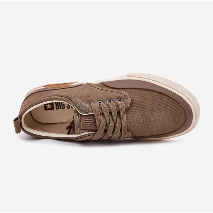 Material Material Men's Big Star RR174064 Tênis Khaki verde 2