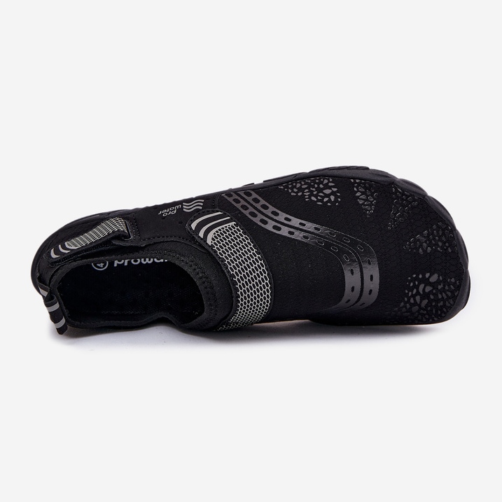 Sapatos de água masculinos Przyter Pro 25-48-208M Black preto 2