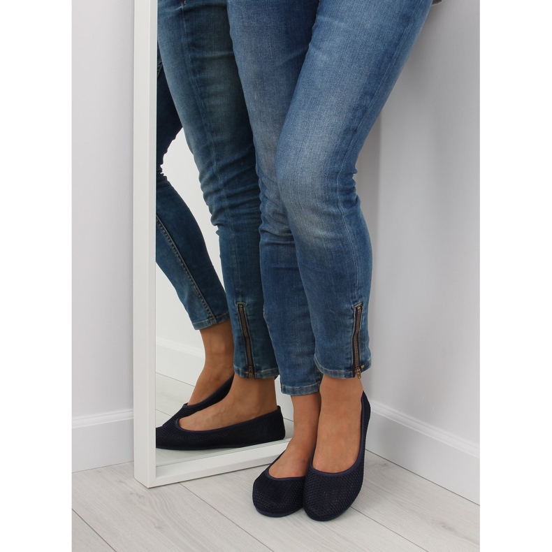 Bailarinas de malha azul marinho azul-marinho 1