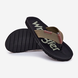 Flip -flops masculinos Wrangler Zane Flipflop Men Low 20251044.20251044.57b Verde 2