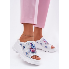 Flip de couro feminino Artiker 56c0428 branco 2