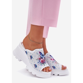 Flip de couro feminino Artiker 56c0428 branco 1