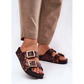 Zaxy Flipes femininas perfumadas com fivela Pokter RR285059 Brown castanho 2 Zaxy Flipes femininas perfumadas com fivela Pokter RR285059 Brown castanho 2