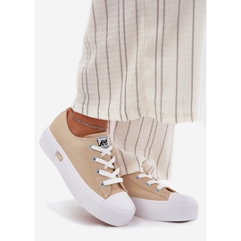 Tênis femininos na plataforma Lee Isla C Women Low 50251001 Beige bege 1