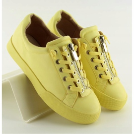 Tênis feminino amarelo 7209 Amarelo 1