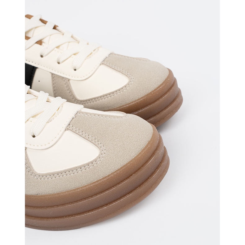 Shelvt Calçados esportivos bege femininos 1