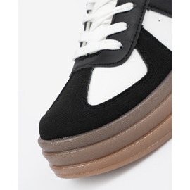 Shelvt Tênis plataforma preto e branco 1