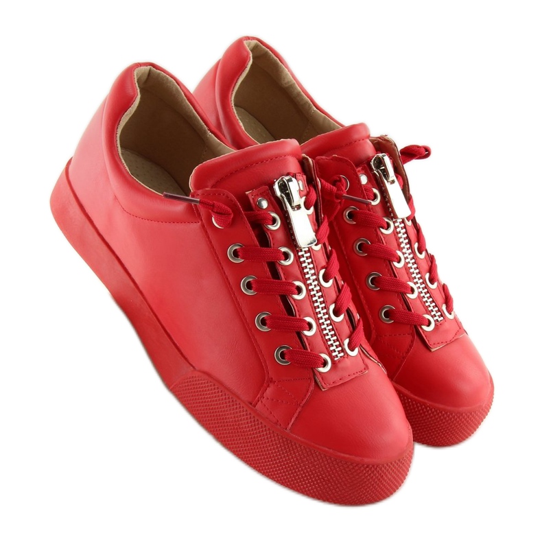 Tênis vermelho feminino 7209 Vermelho 1