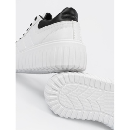 Shelvt Sapatos esportivos brancos femininos 1