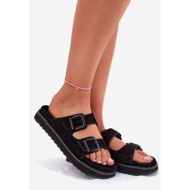 Flip de camurça feminina com D.Franklin DFSH405001 Black Ghlamps preto 1 Flip de camurça feminina com D.Franklin DFSH405001 Black Ghlamps preto 1