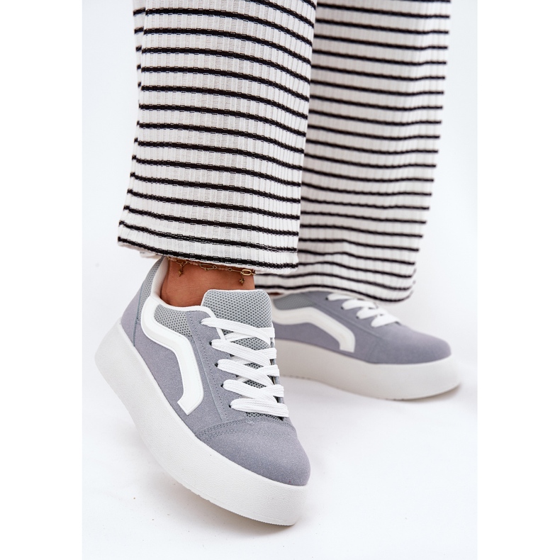 Inna Tênis plataforma feminino, azul 2