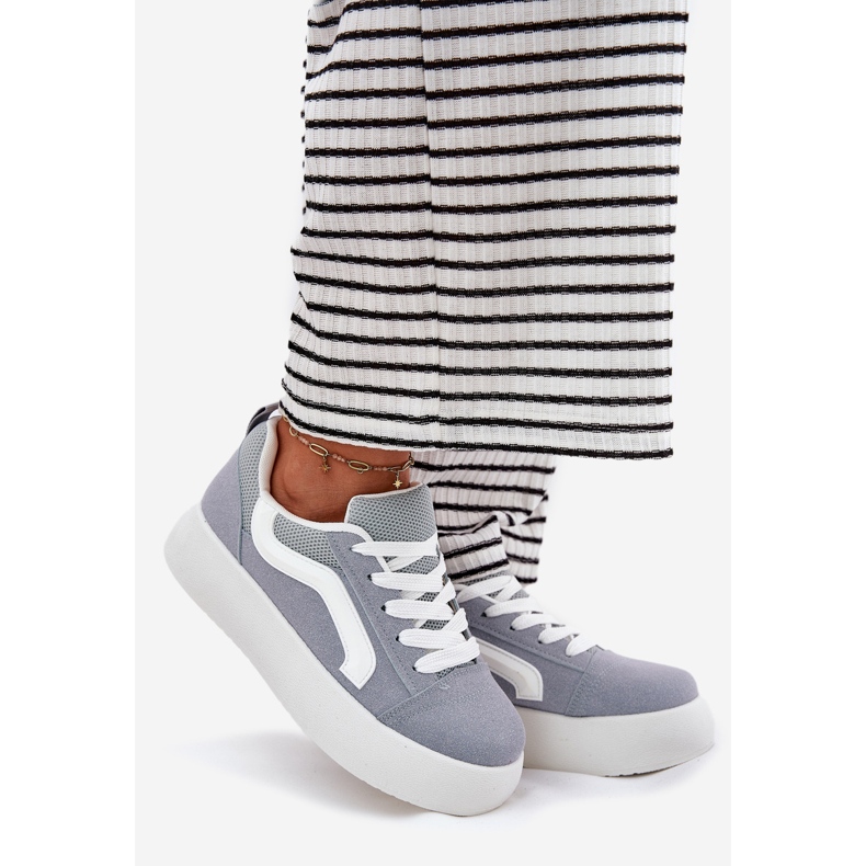 Inna Tênis plataforma feminino, azul 1