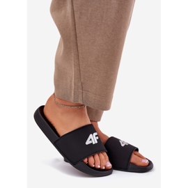 Mulheres 4f 4frmm00fslif010-20s chinelos pretos 1