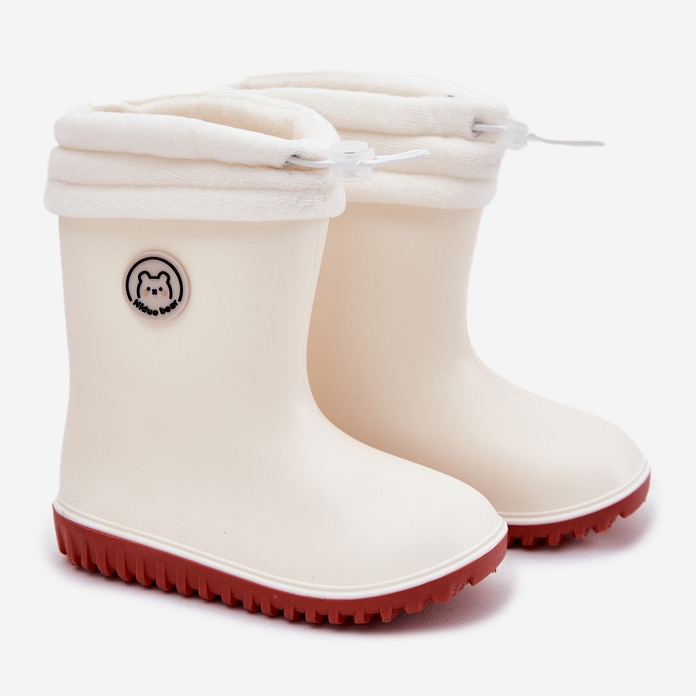 Inna Galoshes infantis com contas leves mais quentes bege 1 Inna Galoshes infantis com contas leves mais quentes bege 1