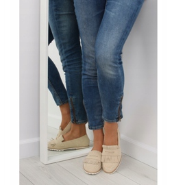 Mocassins bege feminino 1174 bege 1