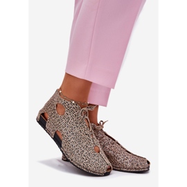 Botas de couro estampadas Maciejka 03426-49 Impressão de Leopard bege 1 Botas de couro estampadas Maciejka 03426-49 Impressão de Leopard bege 1