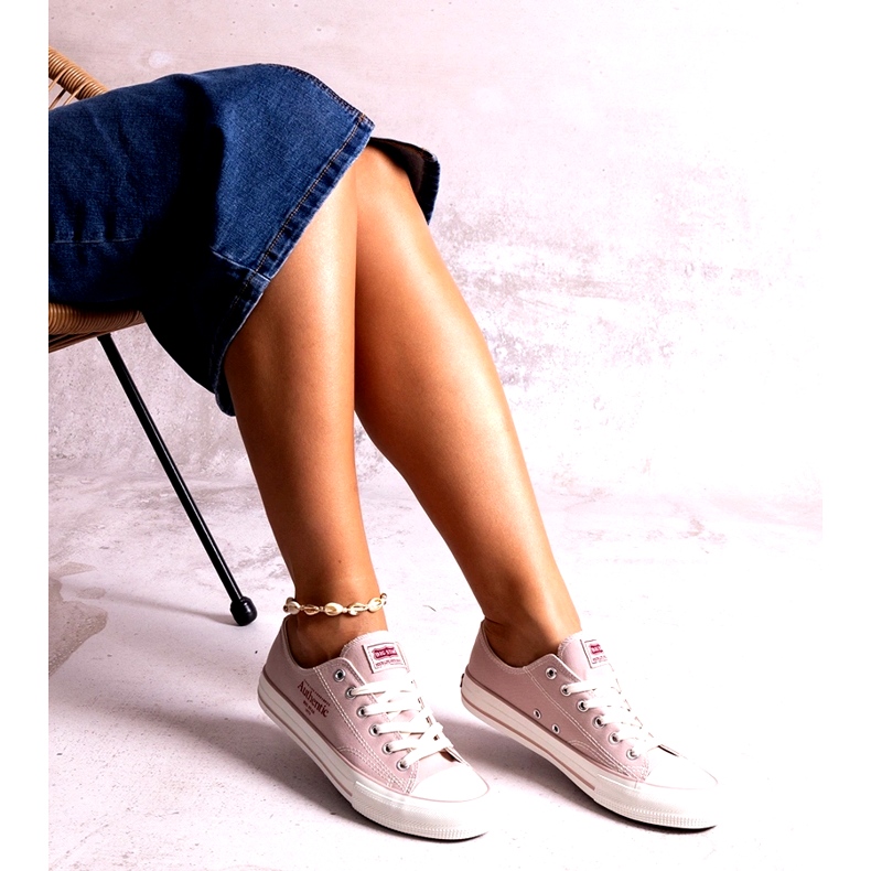 Tênis feminino Big Star NN274239 rosa 3