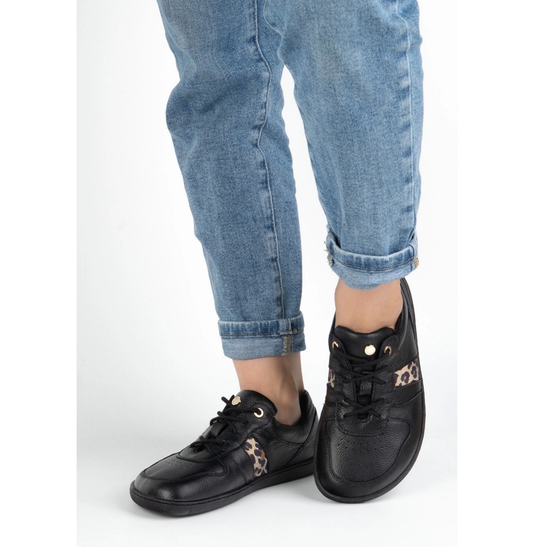 Olivier Modelo Barefoot Feminino 1773pol Mini tênis pretos 2