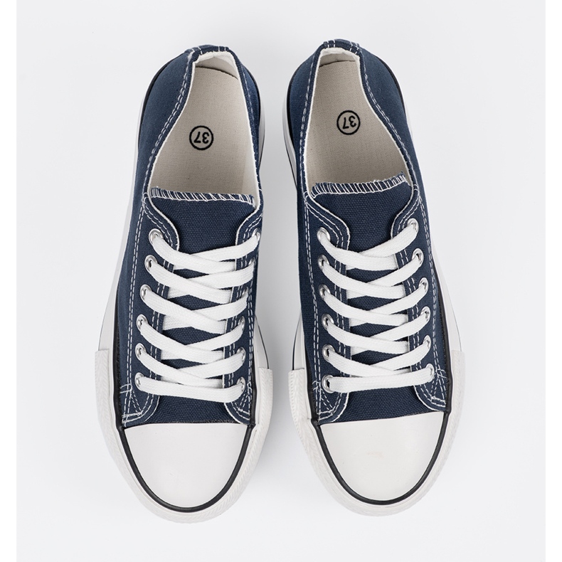 Shelvt Tênis azul marinho feminino na plataforma 1