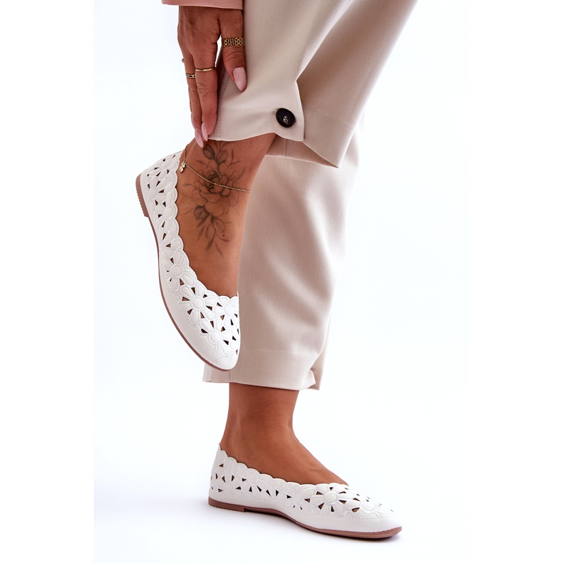 Evento Openwork Glossy Ballerina Feminino Branco Visionário 2