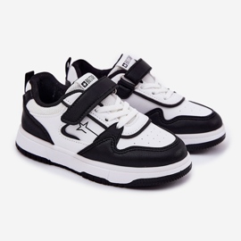 Big Star Sneakers de crianças leves RR374052 Branco e Preto 1