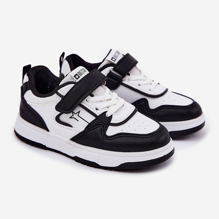 Big Star Sneakers de crianças leves RR374052 Branco e Preto 1