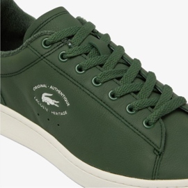 Tênis masculinos lacoste carnaby conjunto tênis tênis tênis verdes tênis verdes (748SMA00121X3) 1